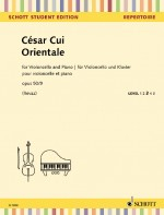 Orientale op-50-9 fr Violoncello und Klavier