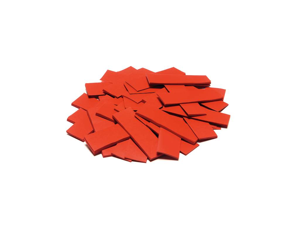 TCM FX Slowfall Konfetti rechteckig 55x18mm- rot- 1kg